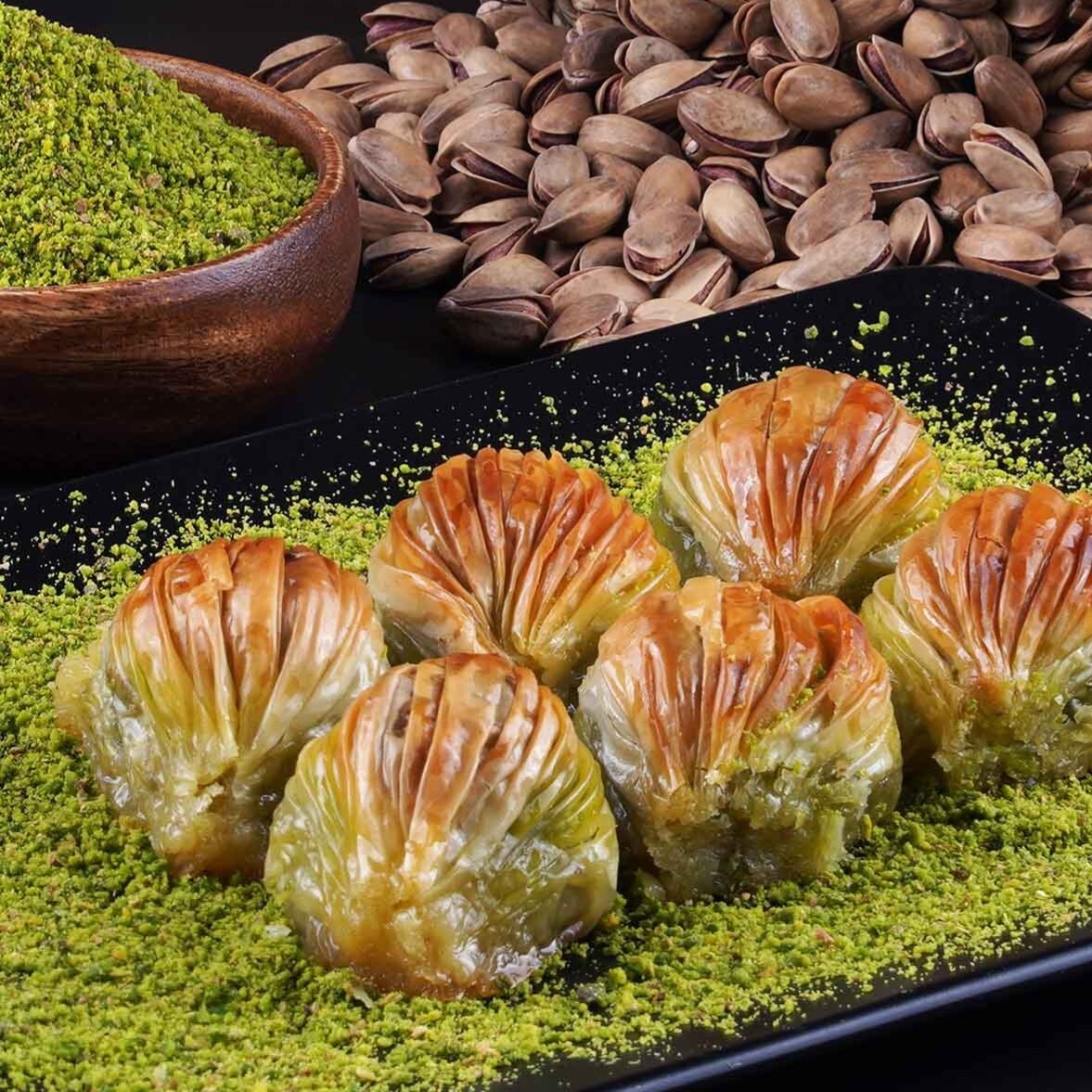 Midye Urfa Sade Yağlı Kaymaklı Fıstıklı