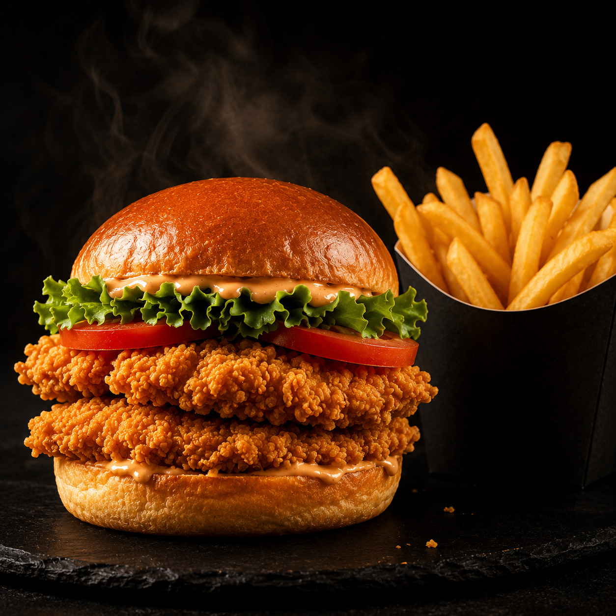 Klasik Çıtır Tavuk Burger