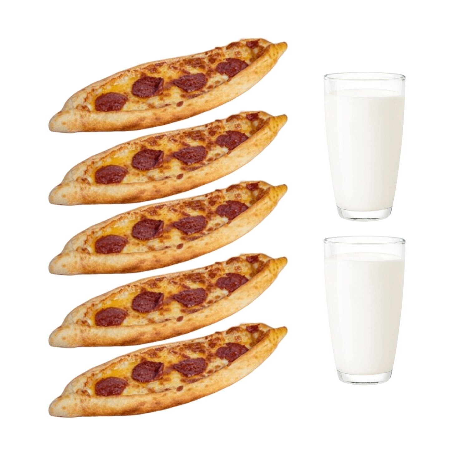 5 'Li Sucuklu Kaşarlı Cantık Menü