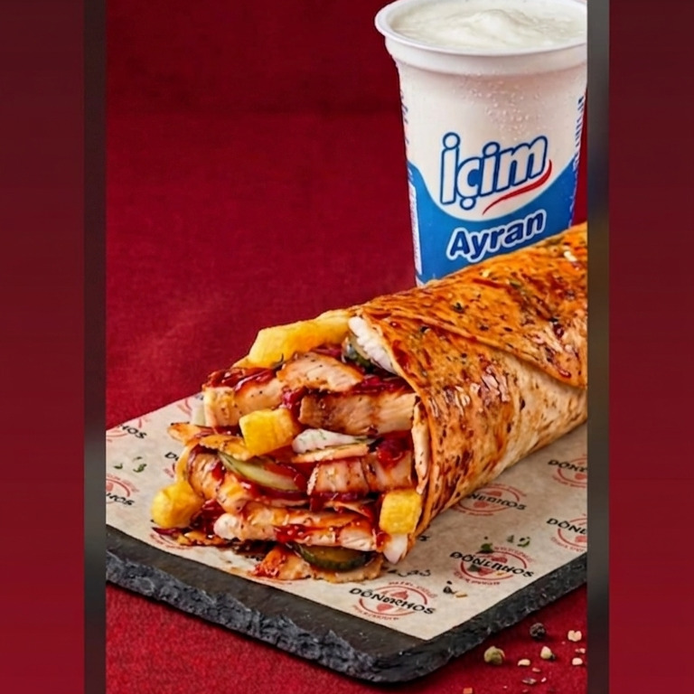 Tavuk Döner Small Dürüm+Ayran