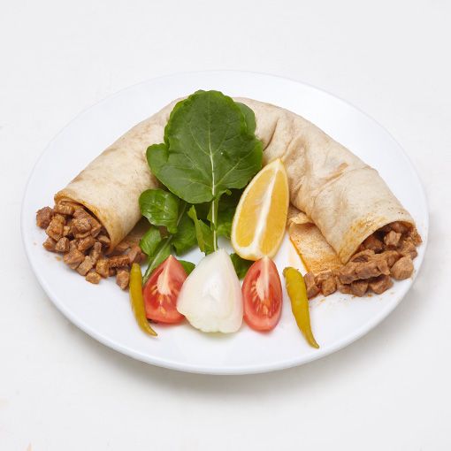 ET TANTUNİ DÜRÜM sinirsiz yağsız dana bonfile marine edilerek hazırlanmıştır