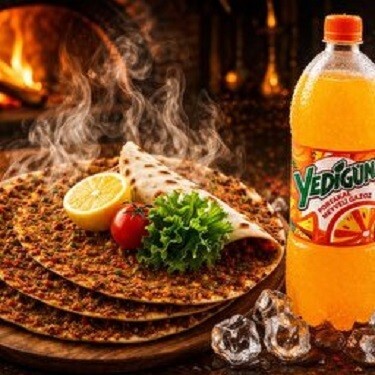 Lahmacun (10 Adet) + Yedigün (2,5 lt) Menü