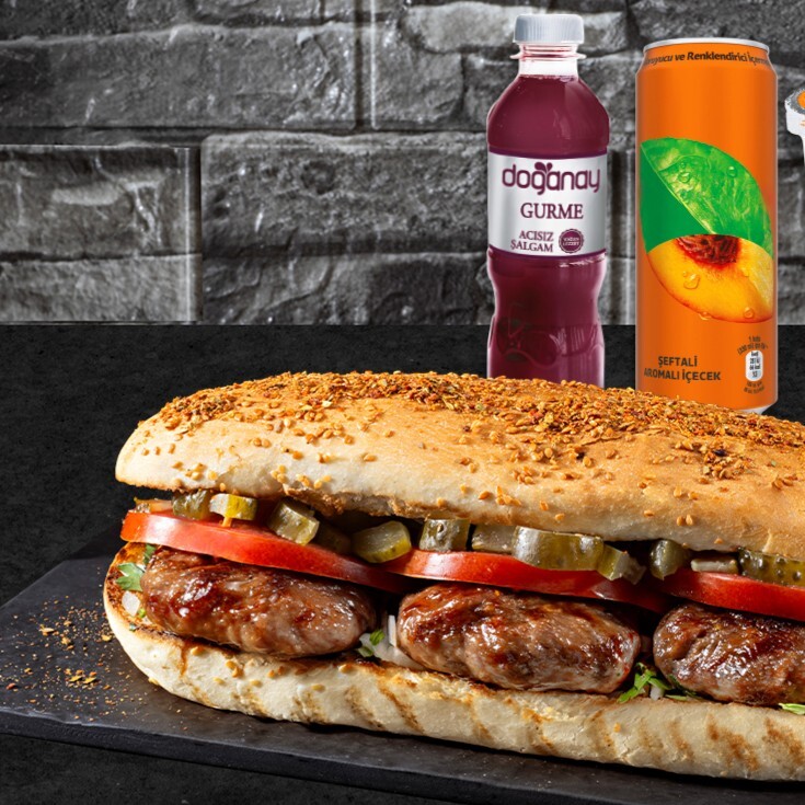 Yarım Ekmek Arası Köfte Menü