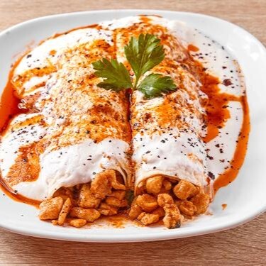 1.5 Gramaj Lavaş Dürüm Yoğurtlu Tavuk Tantuni