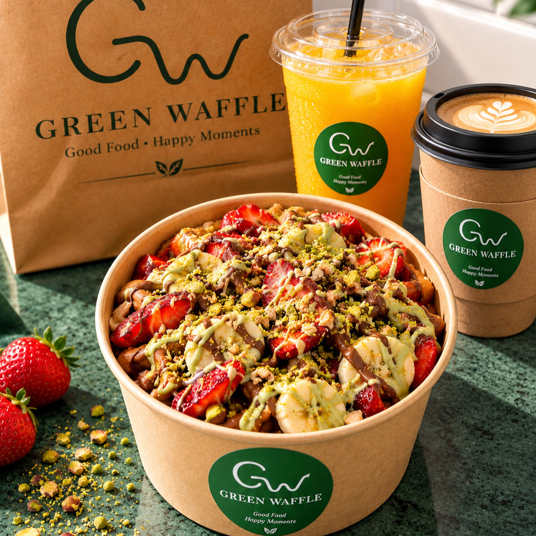 TEK KİŞİLİK BOWL WAFFLE + SEÇTİĞİN 1 ADET İÇECEK
