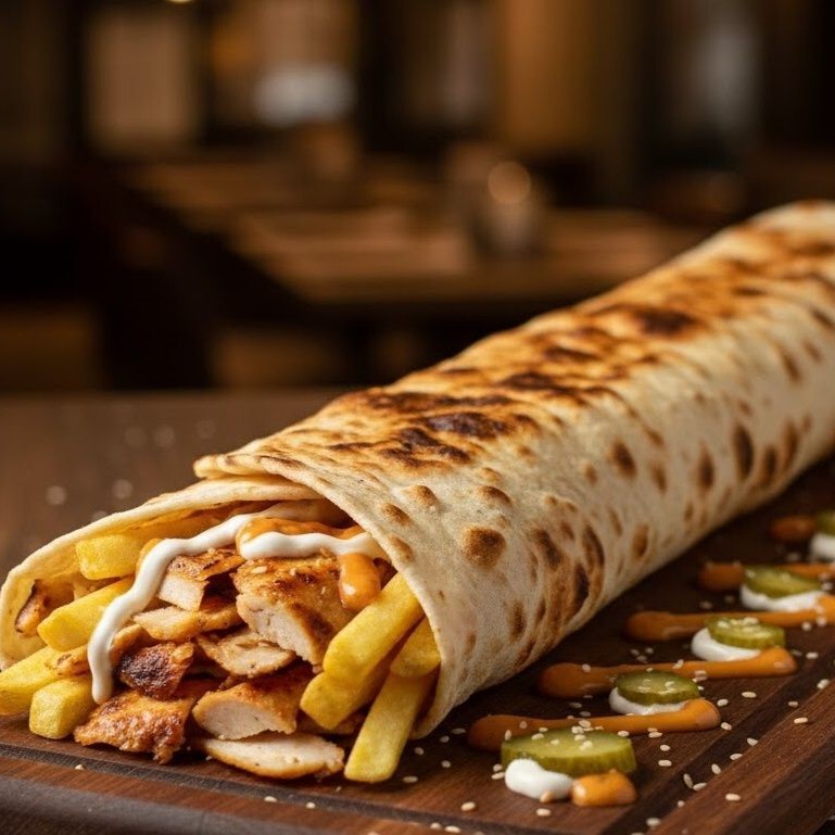 Kaşarlı Zurna Tavuk Döner Dürüm