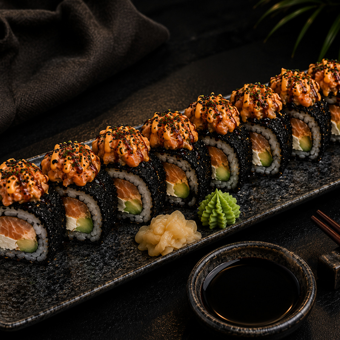 Black Salmon Crunch (8 Adet)