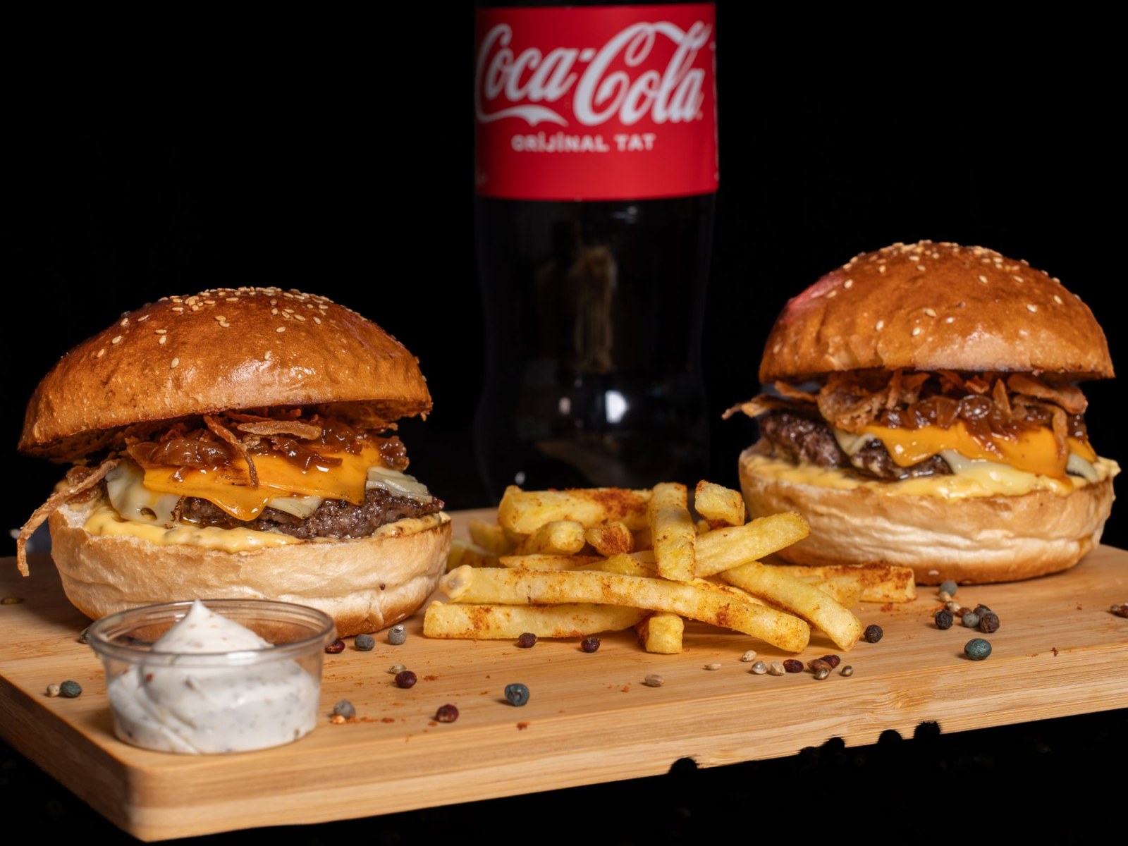 Jonny's Burger Menü
