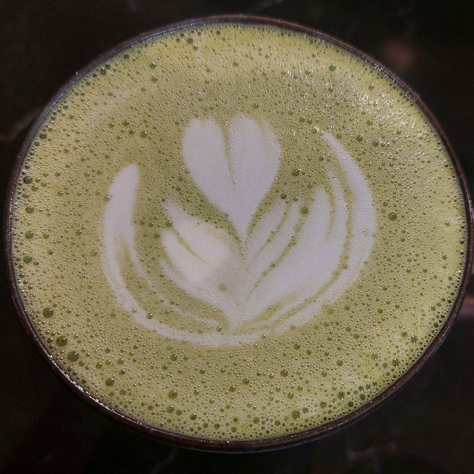 Pink Lavender Matcha Latte