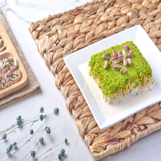 Sütlü Fıstıklı Soğuk kadayıf (1 kg)