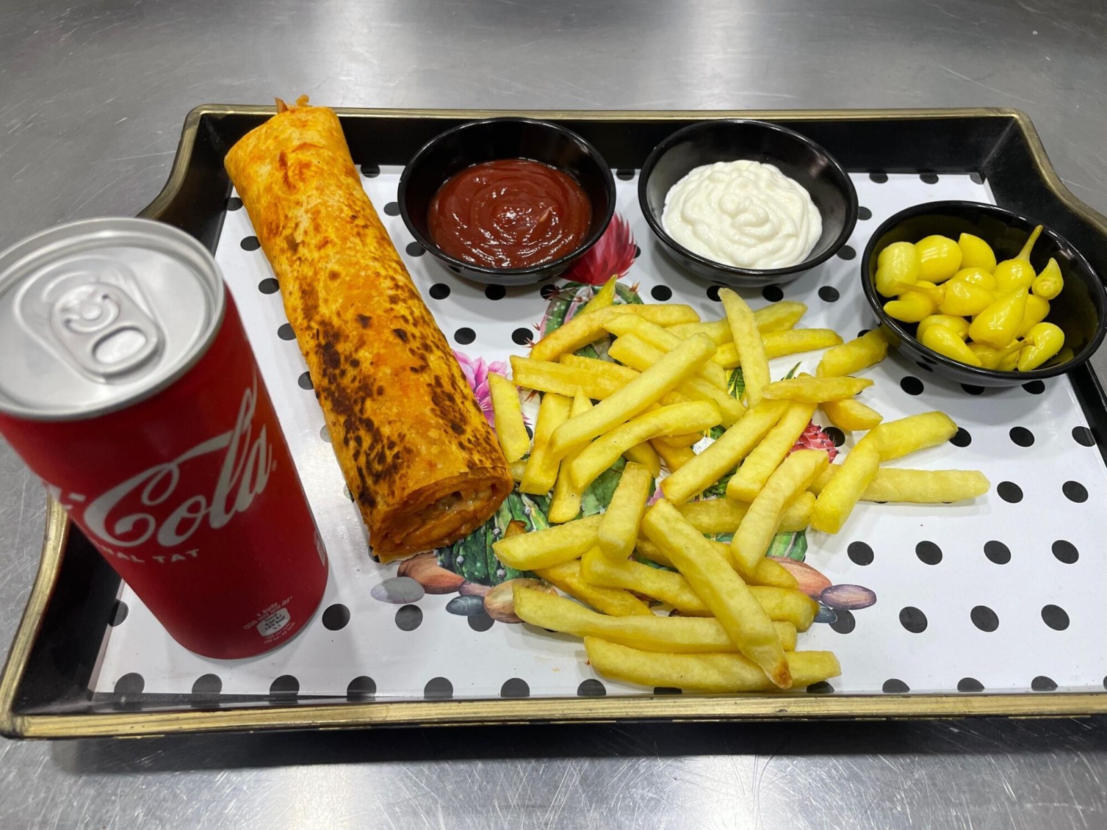 Klasik Hatay Usulü Tavuk Dürüm + kola Menü (90 Gr)