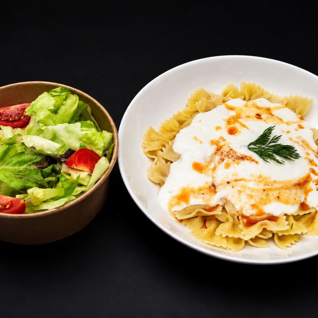Yoğurtlu Garlic Farfelle