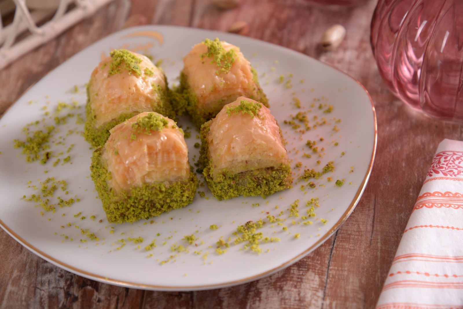 Kuru Baklava Fıstıklı (750 gr.)