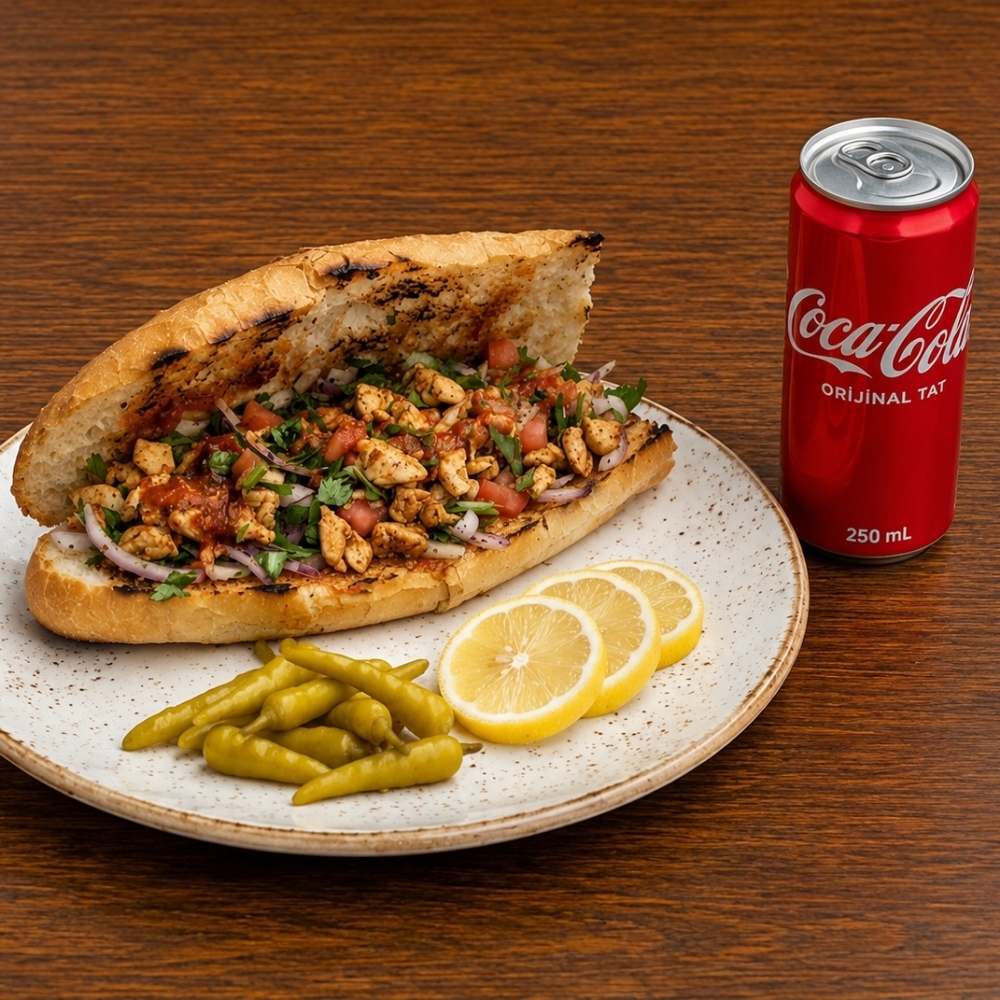 Ekmek Arası Tavuk Tantuni Menü