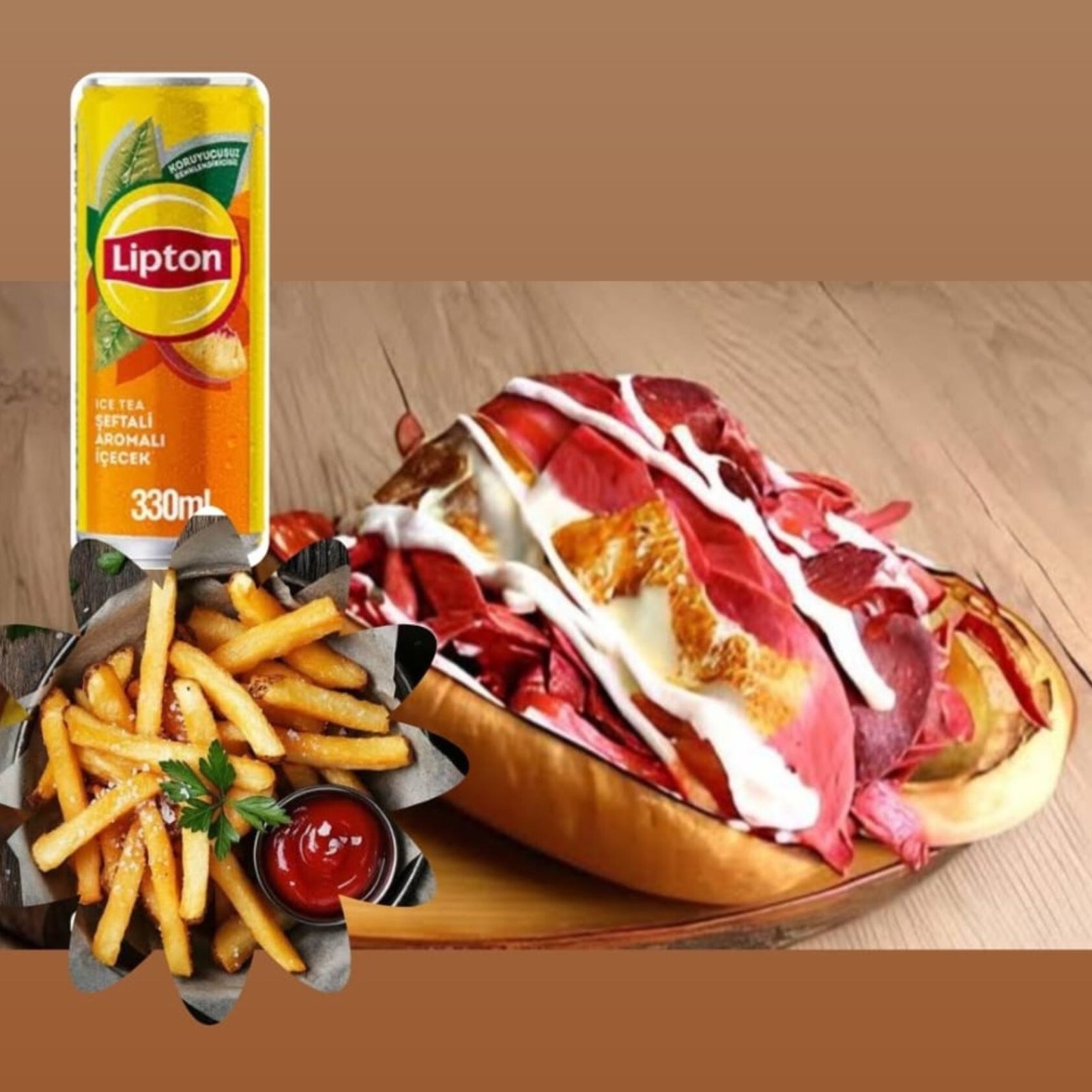 Tekli Maxi Menü Liptonlu