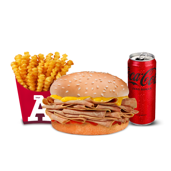 Beef'n Cheddar Jr. Menü