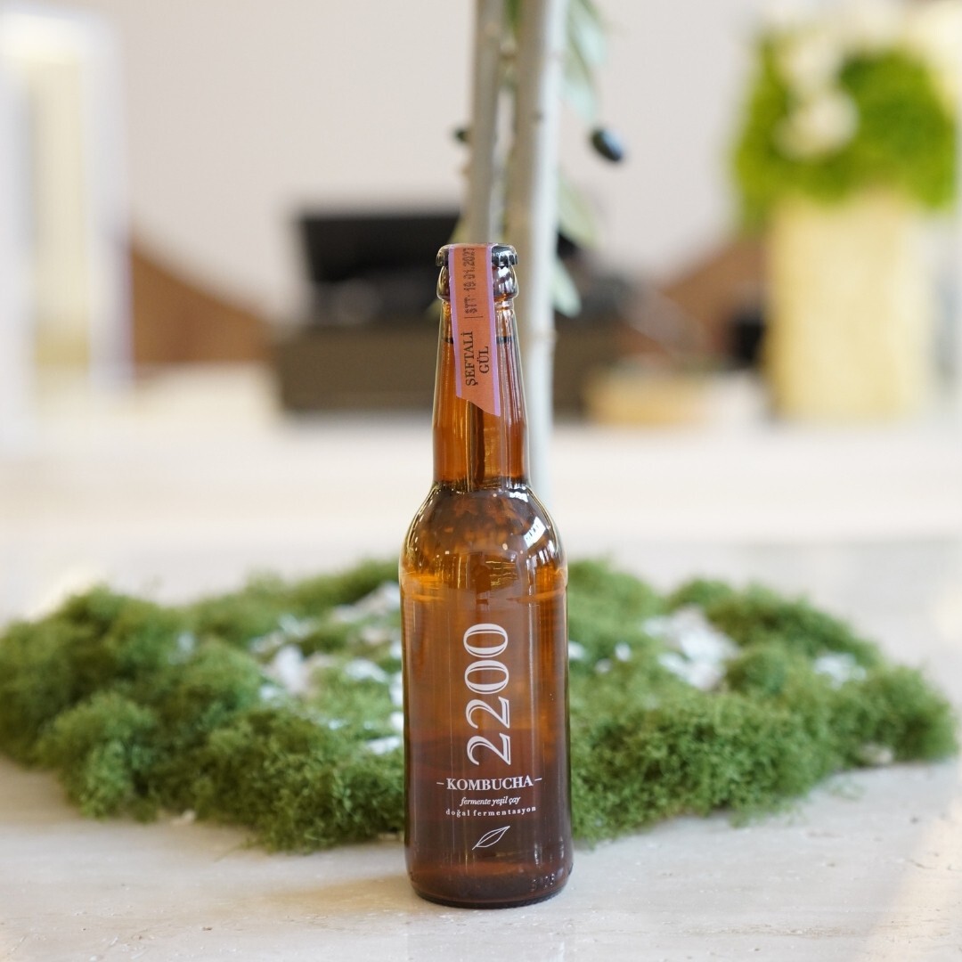 Kombucha Şeftali Gül