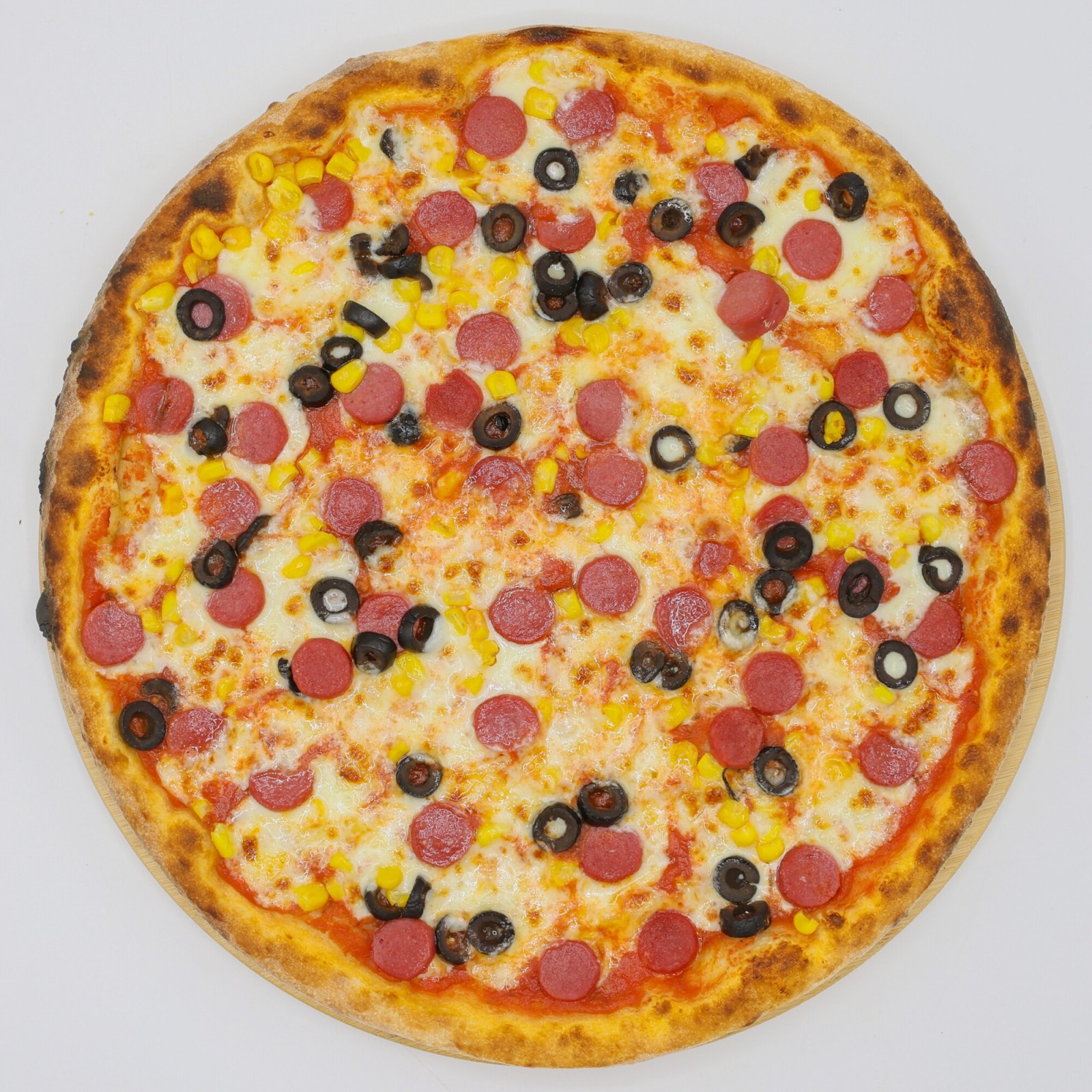 Sosisli Pizza (32 cm.)+Coca Cola 330 ml