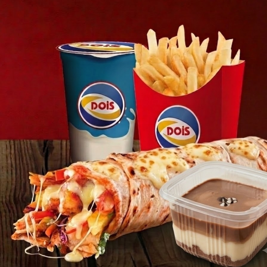 Kaşarlı Tavuk Döner Dürüm Mix Menü