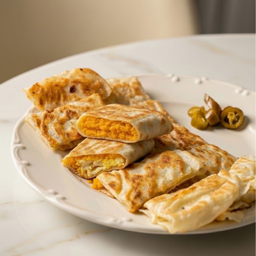 patateslı yumurtalı Gözleme