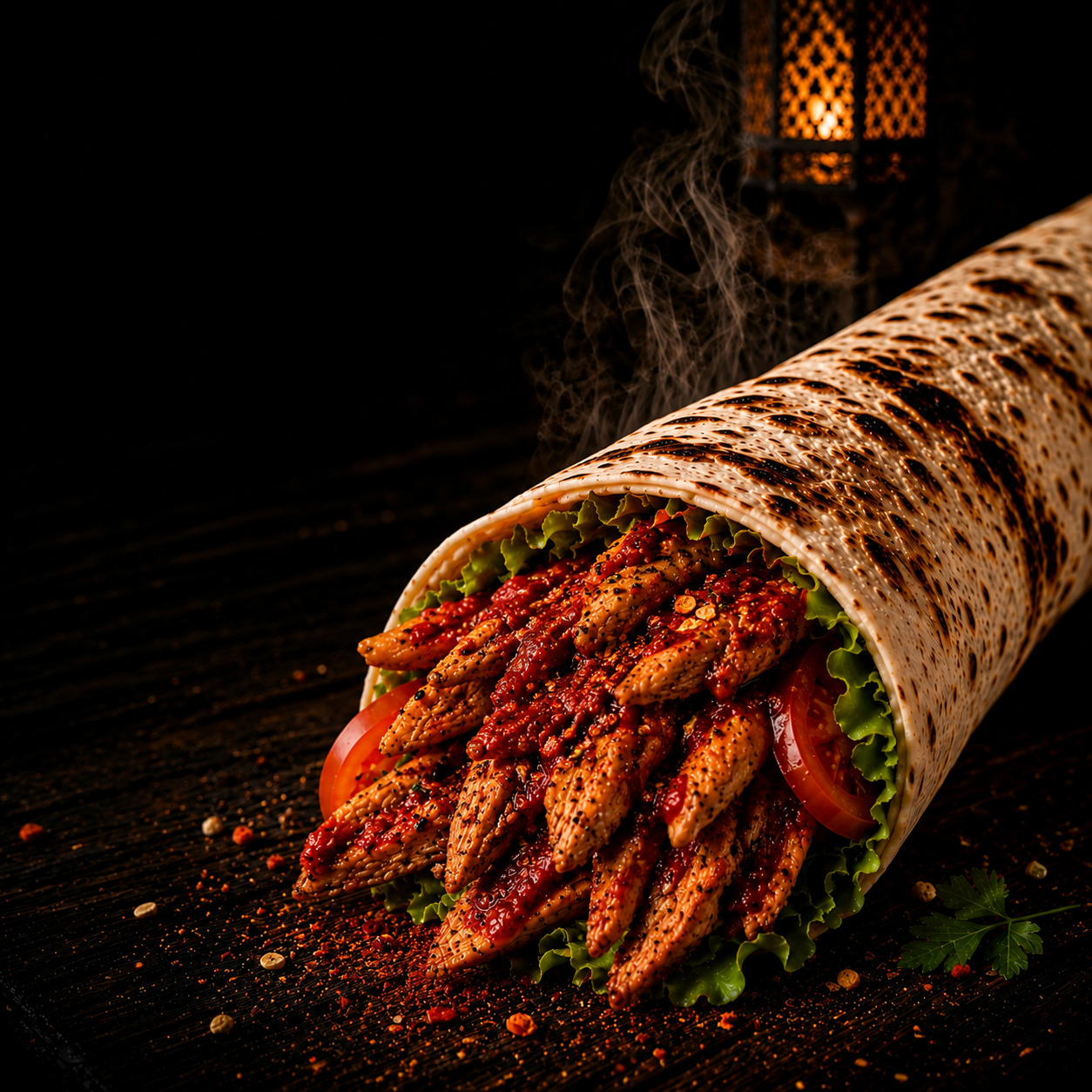 Acılı Tavuk Döner