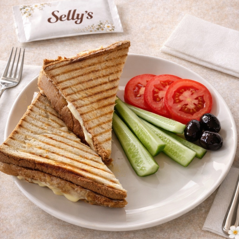 Sucuklu Tost (Salatalı)