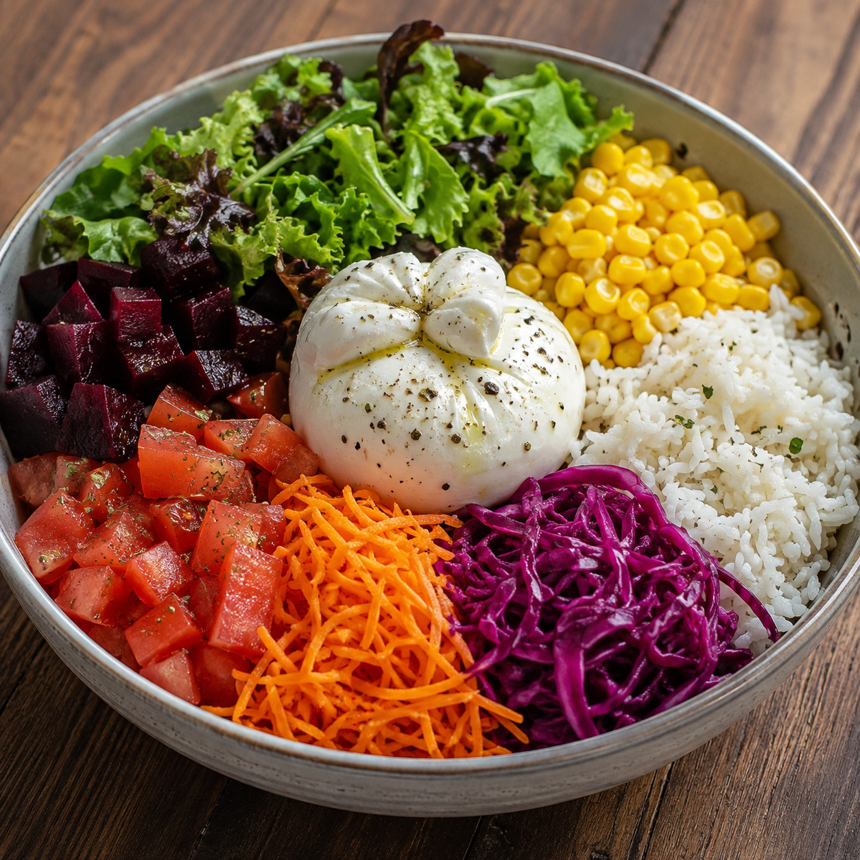 Burrata Peynirli Bowl