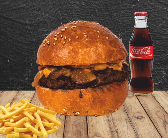 Mushroom Burger Menü