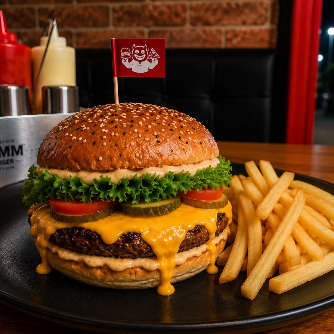Sarı Rüya Burger (Cheddarlı)