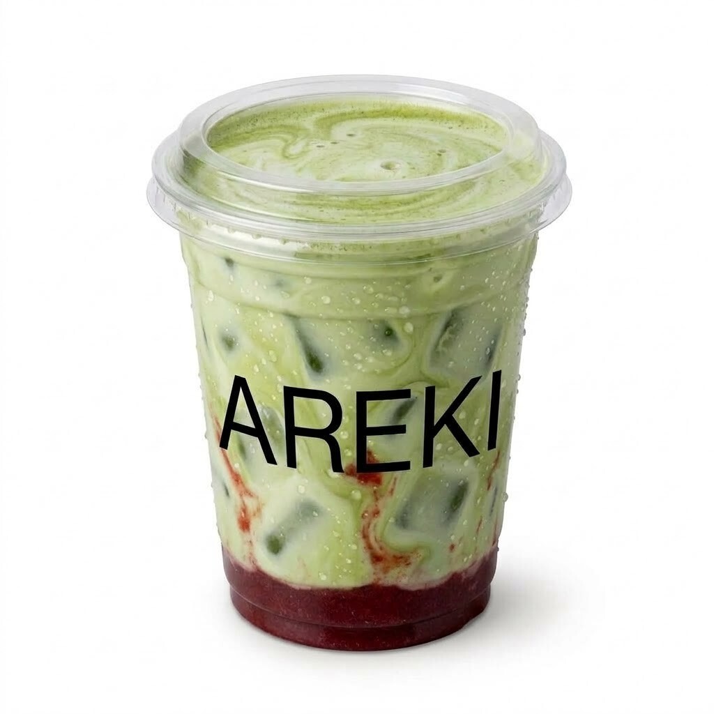 Iced Çilekli Matcha