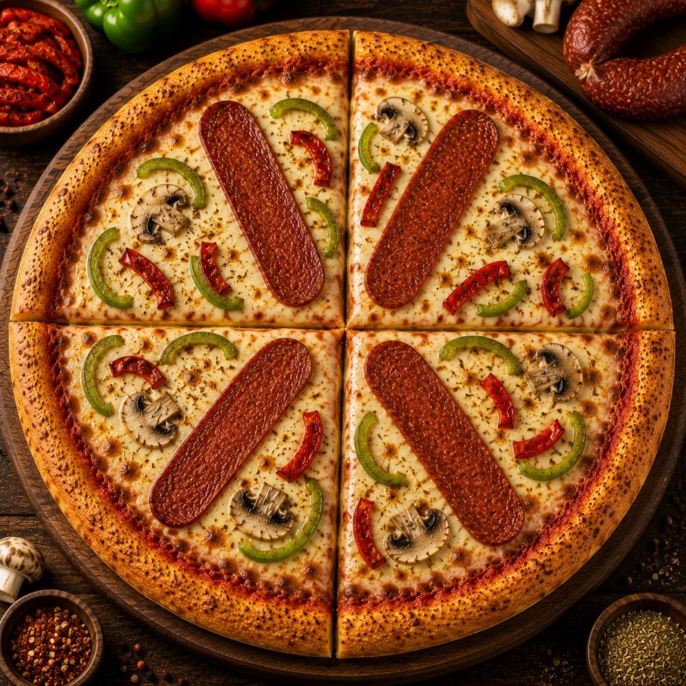 Kangal Sucuklu Sivas Pizza (küçük boy)