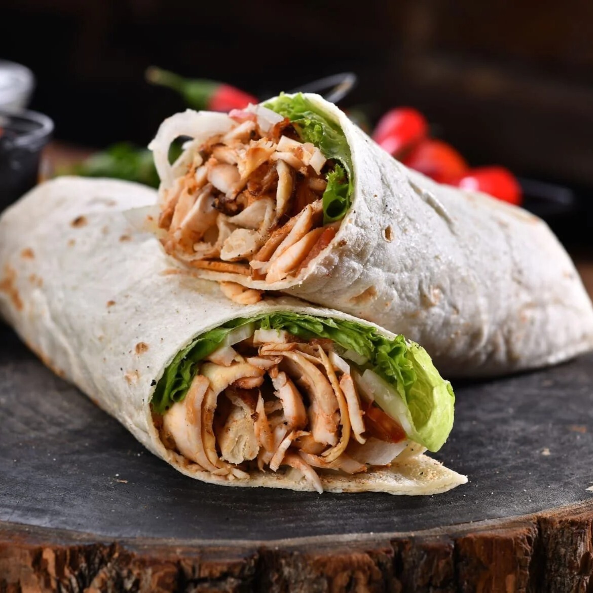 Ankara Usulü Tavuk Döner Dürüm Menü