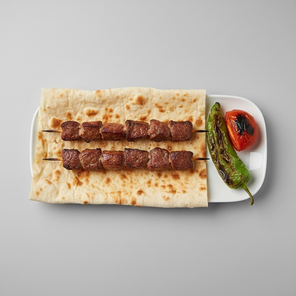 Duble Ciğer Şiş Dürüm ( Double Liver Skewer Wrap )