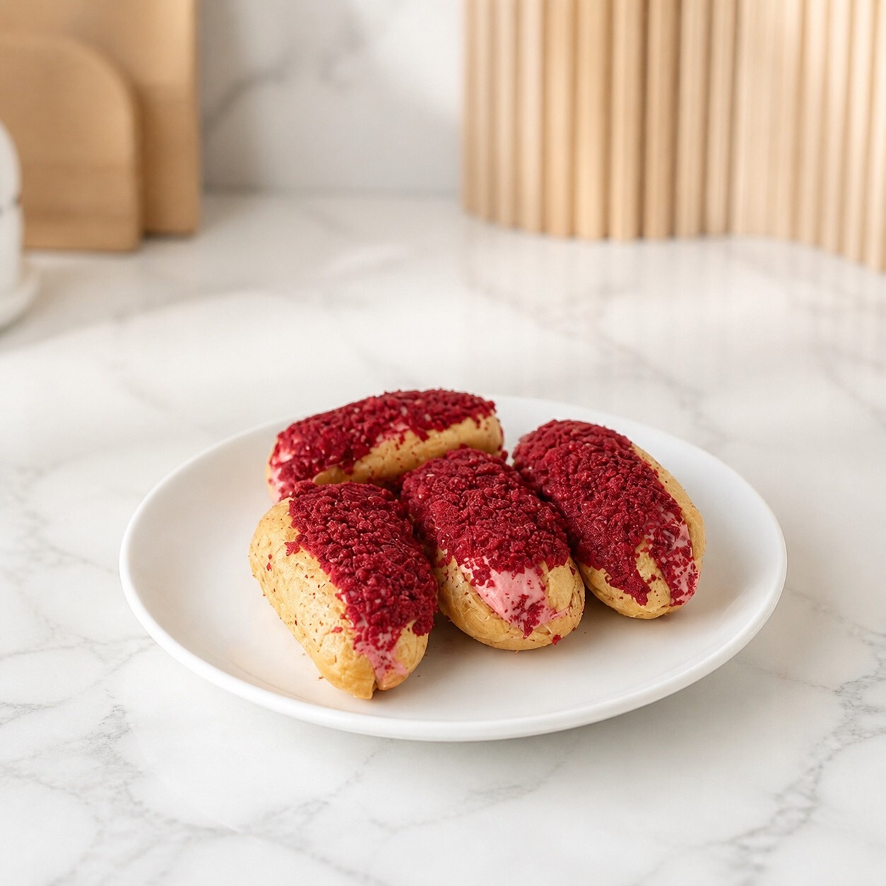 Çilekli Ekler (500 Gr)