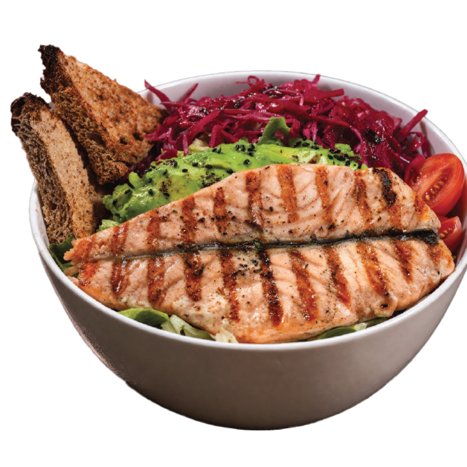Izgara Somon Avokado Bowl