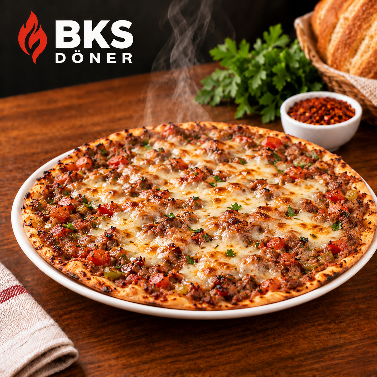 Kaşarlı Lahmacun