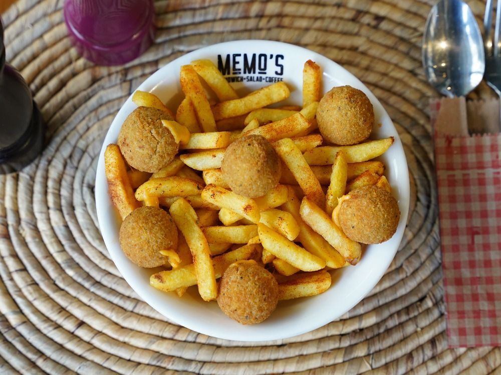 Cheddar Topu and Patates