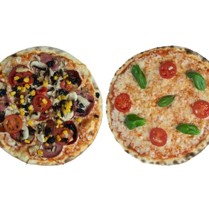 Karışık Pizza (Büyük Boy) + Margarita Pizza (Orta Boy)