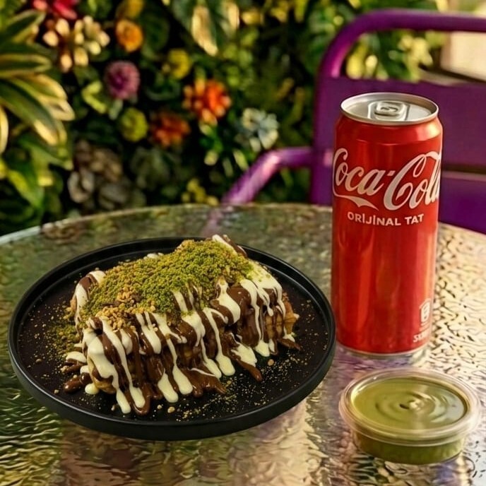 Klasik Waffle - Coca-Cola + Ekstra Çikolata Menü