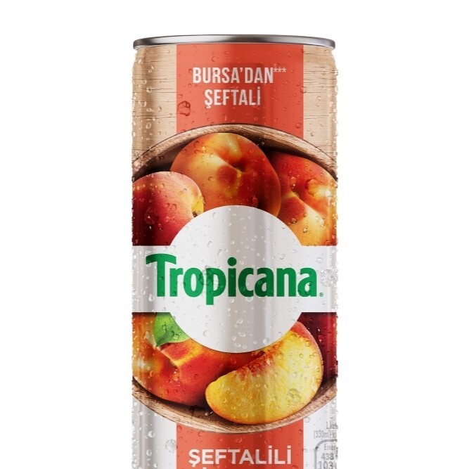 Tropikano Şeftali Meyve Suyu 330 ml