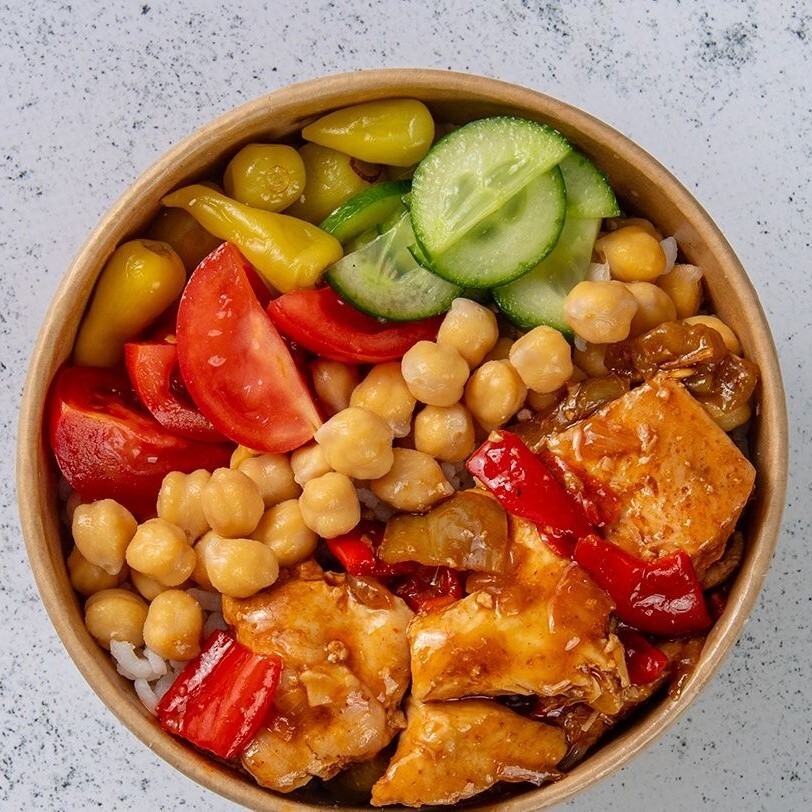 Pilav Üstü Barbekü Soslu Tavuk Bowl (540 gr)