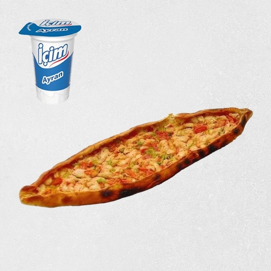 Tavuklu Pide (1 Kişilik)