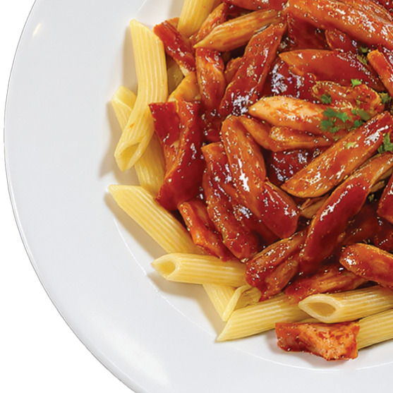 Barbekü Soslu Tavuklu Penne