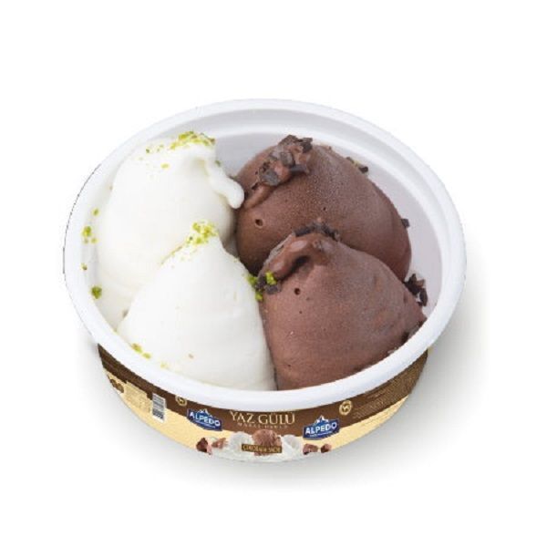 Alpedo Sade & Çikolatalı Maraş Dondurma (155 gr.)