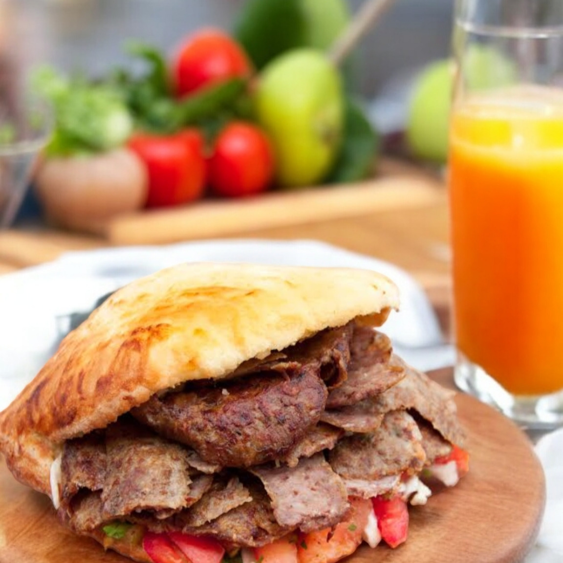200 gr Et Döner Tombik Et Döner Dönerci Hamit Efendi 1989 Yaprak Döner Special Max