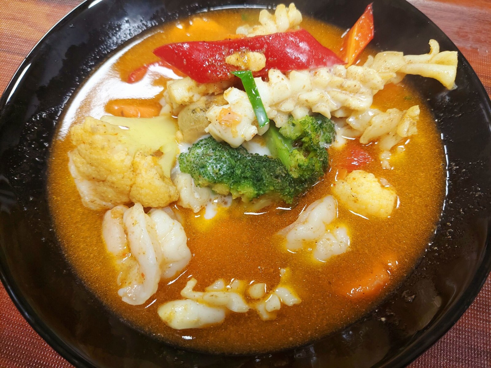 Panang Köri (Karides) + Steam Rice