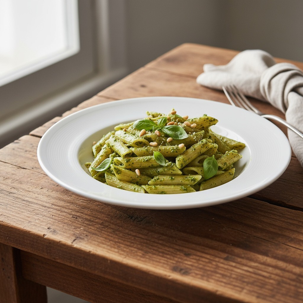Fesleğenli Penne