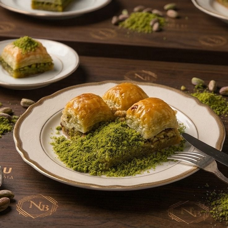 Fıstıklı Kare Baklava (1 kg.)