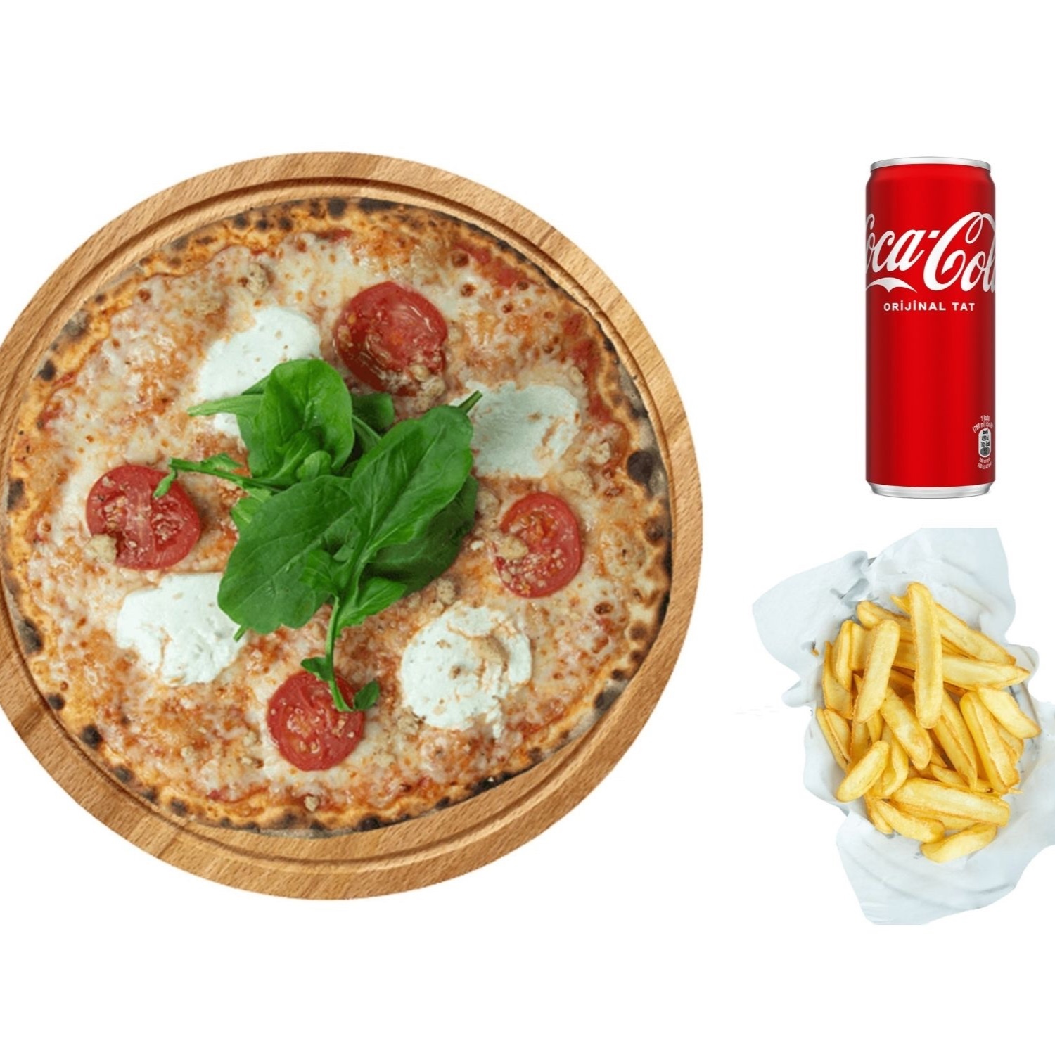 Keçi Büş Peynirli Pizza (Büyük)