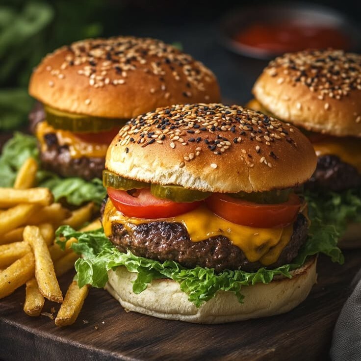 3'lü Crazy Burger Menü